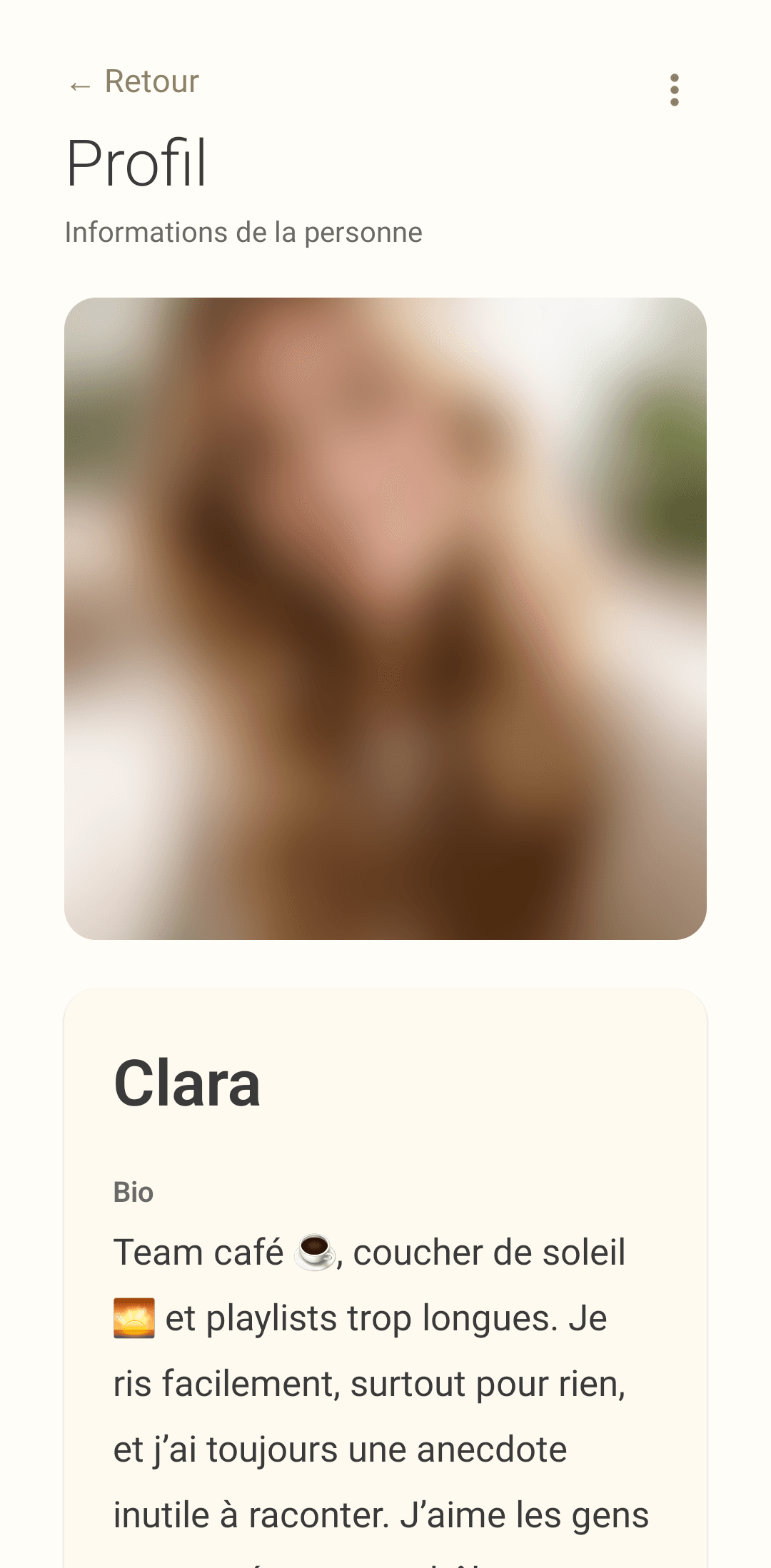 Les contours deviennent évidents